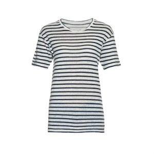 ISABEL MARANT Etoile Striped Linen Tee